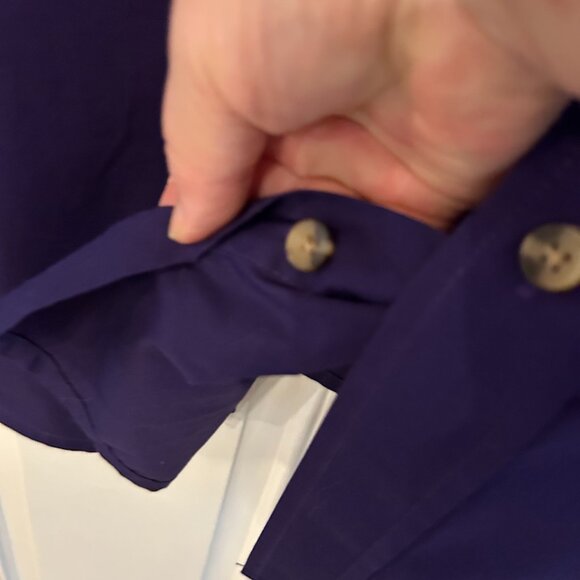 Men's Purple button down Shirt 4X 2 front pockets - Picture 8 of 10